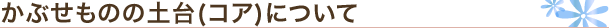 かぶせものの土台(コア)について